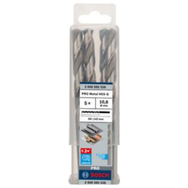 PRO Metal 10,8×94×142 mm HSS-G spiralna burgija  pak.5 kom. | 2608585528 - Image 2