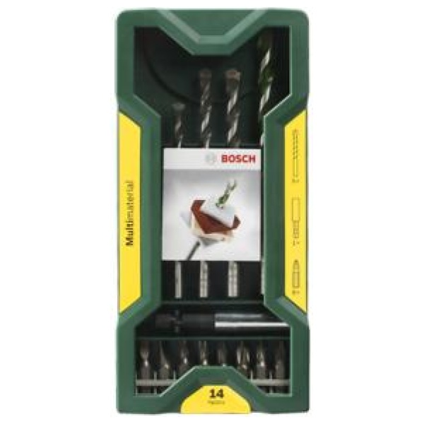 Bosch Mini-X-Line set Multi Material burgije,bitovi -14 delova | 2607017162 - Image 2