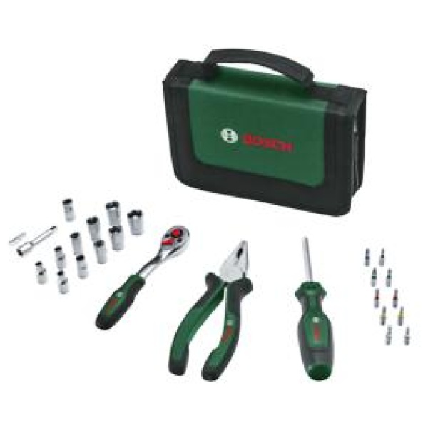 Bosch 26-delni set prenosnog ručnog alata | 1600A02BY2