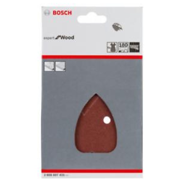 Bosch 5-delni set brusnih listova P180 | 2608607431 - Image 2