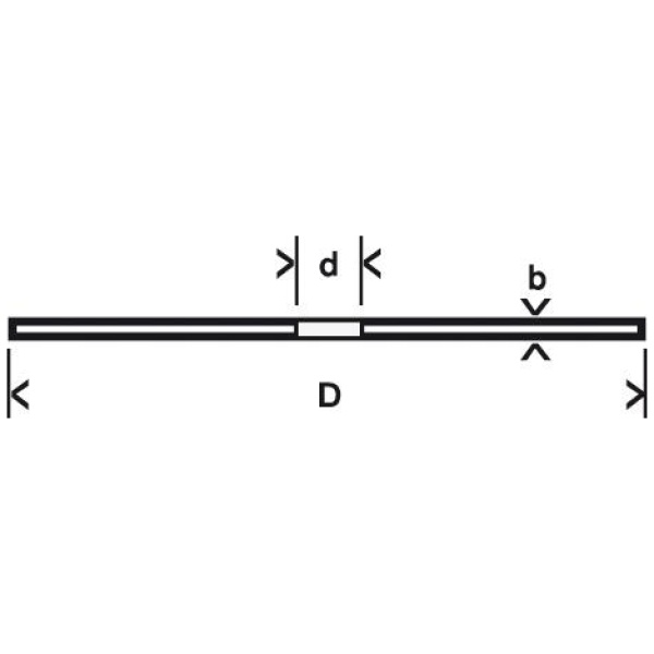 Bosch Specisl for rail/šine rezna ploča A 30 S BF 355 x 4 x 25,4 mm  | 2608601339 - Image 2