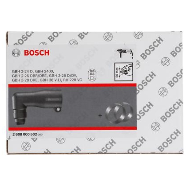 Bosch ugaoni nastavak za bušilicu/prirubnica od 50 mm sa SDS plus prihvatom | 2608000502 - Image 2