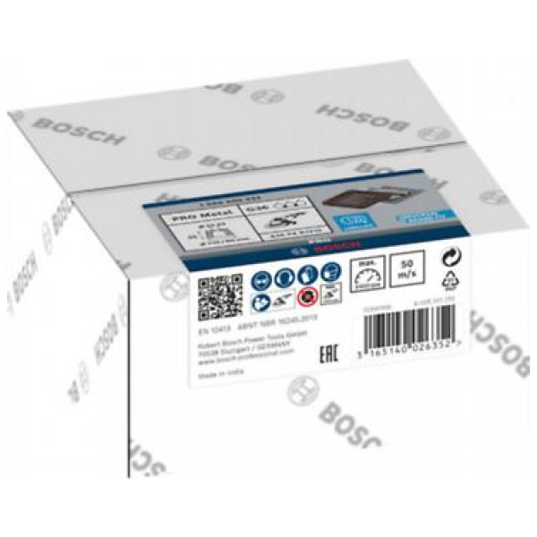 Bosch PRO Metal konusni brus 90x110x55 mm G36 | 1608600233 - Image 2
