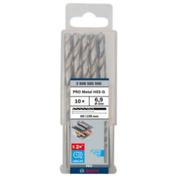 Burgija 6,9mm za metal HSS-G Bosch pak.10 kom. | 2608585500 - Image 2