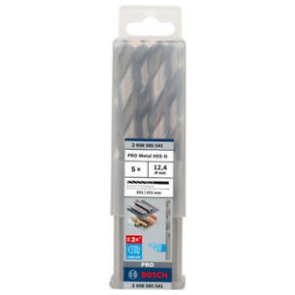 Bosch PRO 12,4×101×151 mm Metal HSS-G spiralna burgija pak.5 kom. | 2608585541 - Image 2