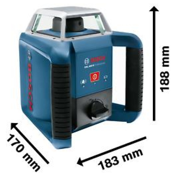 Bosch Rotacioni laser GRL 400 H + LR1 + BT170 + GR240 + kofer | 06159940JY - Image 2