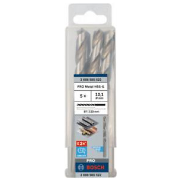 PRO Metal 10,1×87×133 mm HSS-G spiralna burgija standardne dužine pak.5 kom | 2608585522 - Image 2