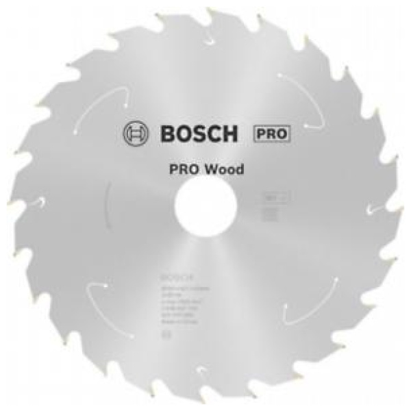 Bosch PRO 190×1,6×20 mm, T24 list za drvo akumulatorske kružne testere | 2608837704