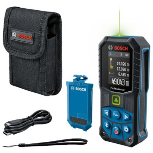 GLM 50-27 CG  Laserski daljinomer Bosch zeleni zrak + pribor | 0601072U01