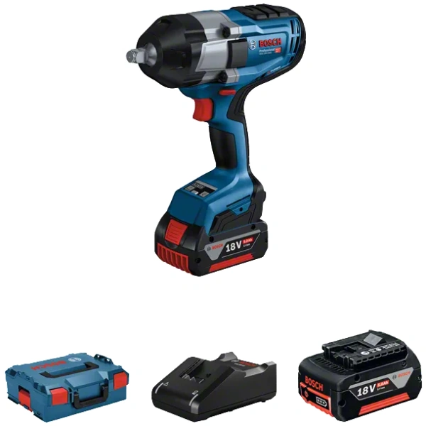 GDS 18V-1000  Akumulatorski udarni odvrtači 2x5.0Ah Bosch Professional | 06019J8304