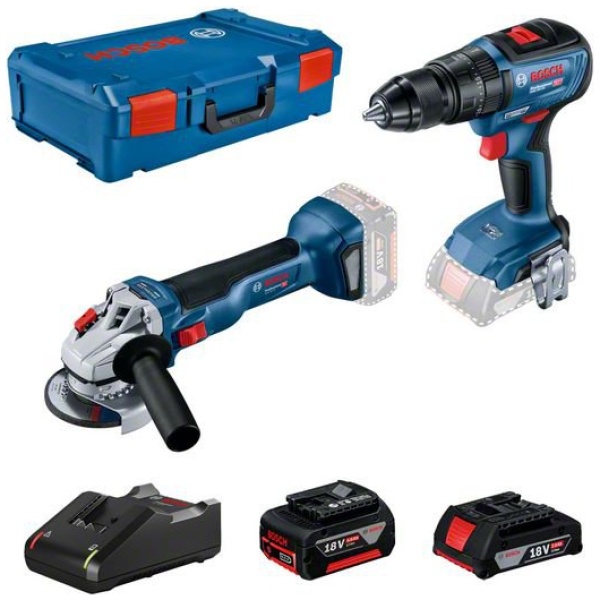 Bosch Set GSB 18V-50+GWS 18V-10 1x2,0 Ah+1x5,0 Ah+XL Boxx kofer | 0615990M9K