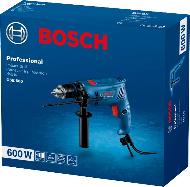GSB 600 Bosch Professional Udarna bušilica  | 06011A0320 - Slika 2