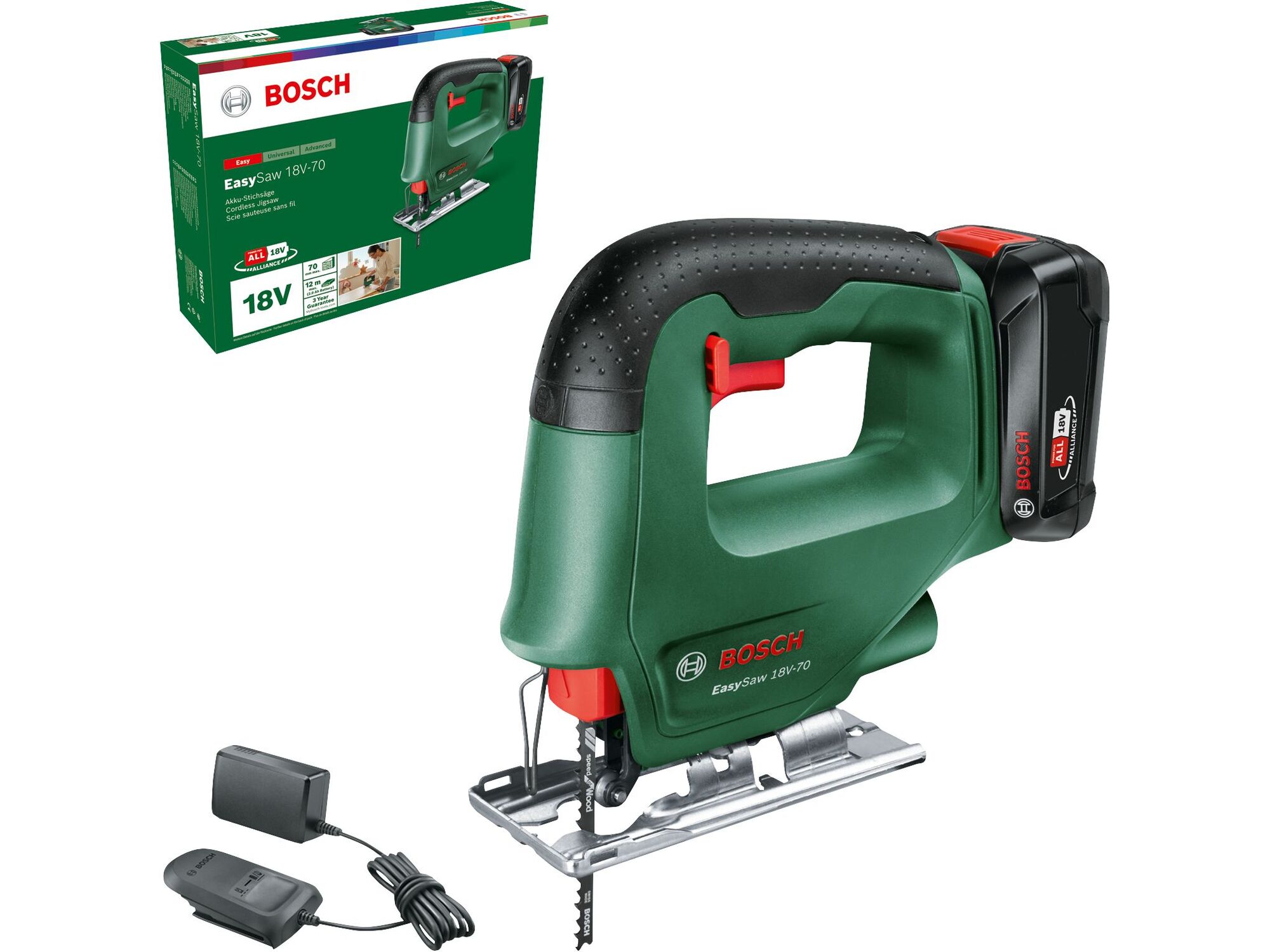 EasySaw 18V-70 Bosch Akumulatorska ubodna testera | 0603012002