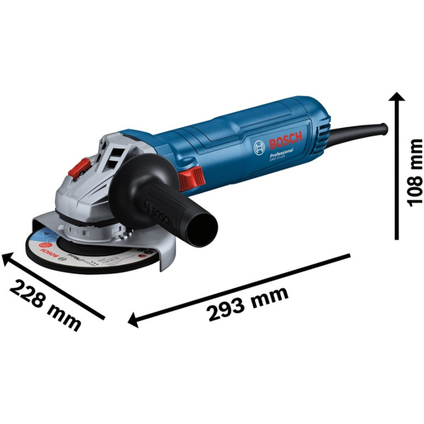 GWS 12-125 Bosch Ugaona brusilica + SDS navrtka 1200W | 06013A6104 - Slika 5