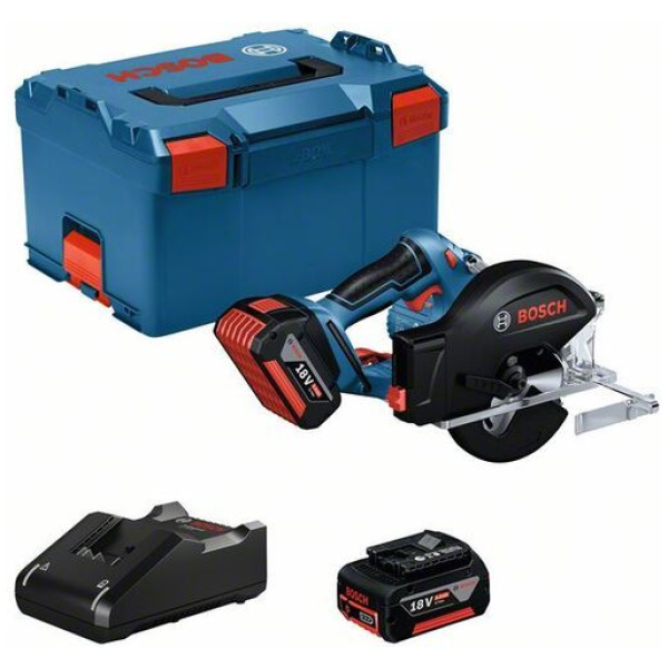 GKM 18V-50 Akumulatorska kružna testera 2x5.0Ah+L-boxx Bosch Professional | 06016B8002