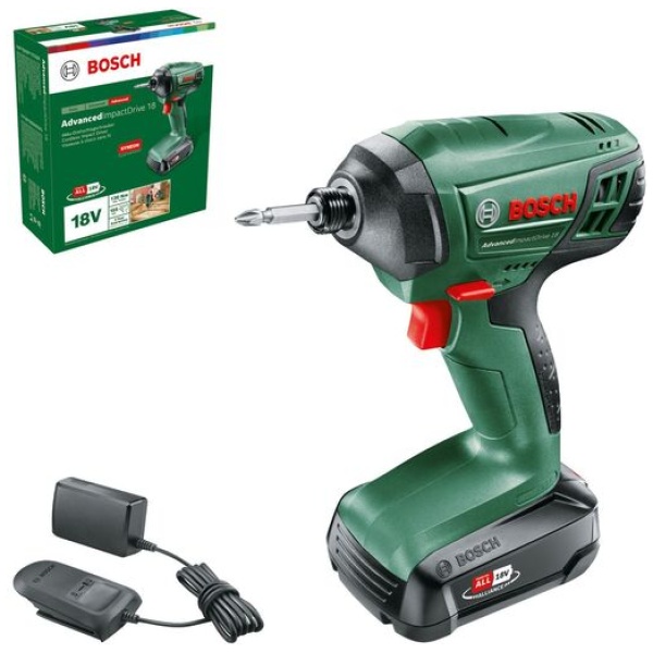 Bosch Aku.udarni odvrtač  AdvancedImpactDrive 18 / 1 x 1.5 Ah | 0603980302