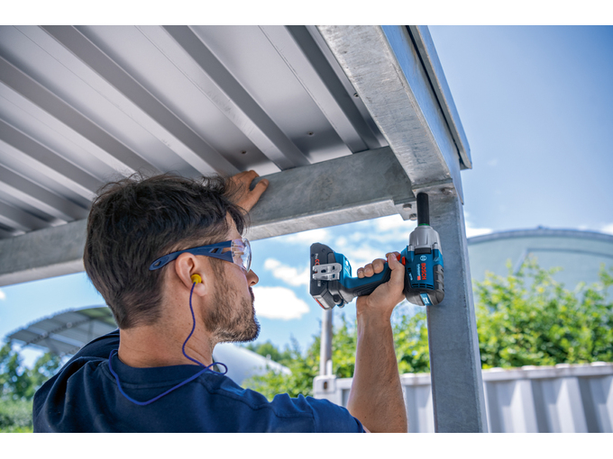 GDS 18V-450 PC Bosch Aku Udarni odvrtač 2x4.0Ah + L-boxx | 06019K4102 - Slika 2