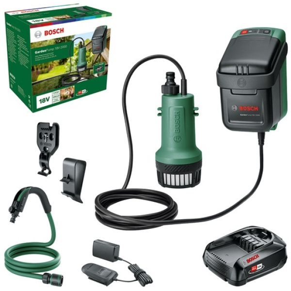 GardenPump 18V-2000 Bosch Akumulatorske pumpe za kišnicu | 06008C4202