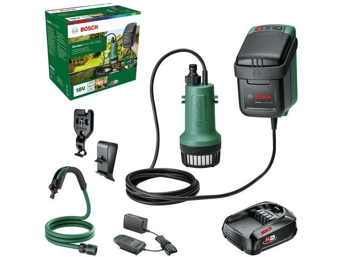 GardenPump 18V-2000 Bosch Akumulatorske pumpe za kišnicu | 06008C4202