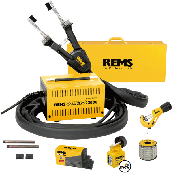 REMS Contact 2000 Super-Pack Električni uređaj za lemljenje bakarnih cevi Ø 6-54mm 2000W l REMS 164050