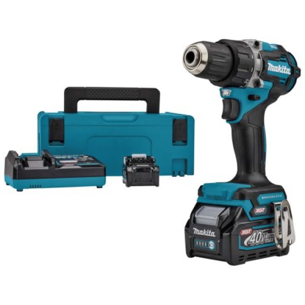 Makita Akumulatorska vibraciona bušilica - odvrtač  40V XGT, 2x2,5 Ah l DF002GD201