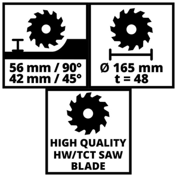 Einhell TE-PS 165 Uranjajuća testera, 1.200W l EN 4331300 - Image 8