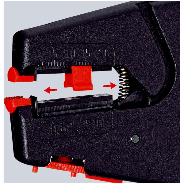 Automatska klešta Knipex za skidanje izolacije 0.03-10mm2 | 12 40 200 - Image 3