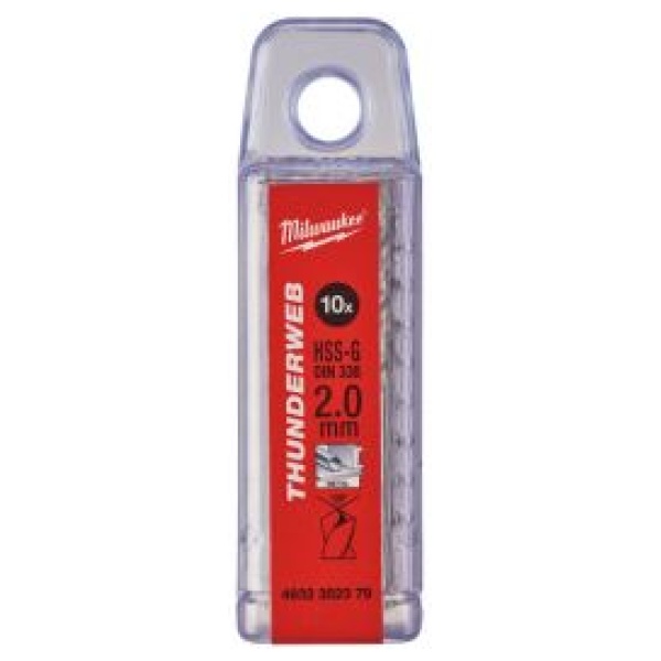 Burgije Milwaukee THUNDERWEB HSS-G  2,0 mm pakovanje 10 kom. | 4932352379