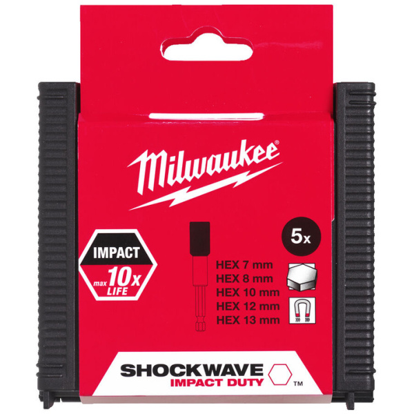 Nasadni odvijači Milwaukee 7-13mm prihvat: 1/4” Hex / set 5 kom. | 4932352822 - Image 3