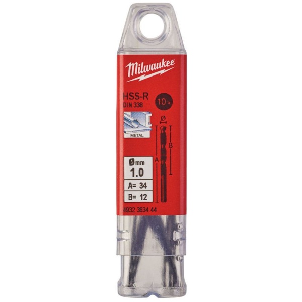 Burgija za metal Milwaukee HSS-R 1mm /10 komada | 4932363444 - Image 2