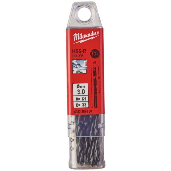 Burgija za metal Milwaukee HSS-R 3mm/10 komada | 4932363464 - Image 2