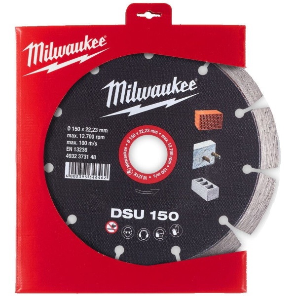 Milwaukee Dijamantski rezni disk za šlicerice DSU150  150 x 22,23 mm | 4932373148 - Image 2