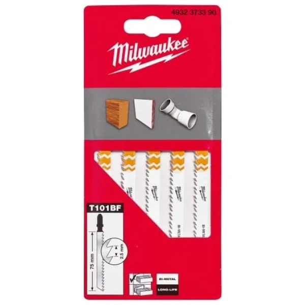 Testerice za drvo i PVC Milwaukee 75mm od 5 kom. | 4932373390 - Image 2