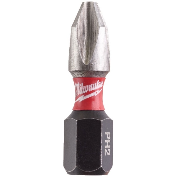 Udarni bitovi Milwaukee SHOCKWAVE ojačani PH2 x 25mm 1/4” / 25 kom | 4932430853