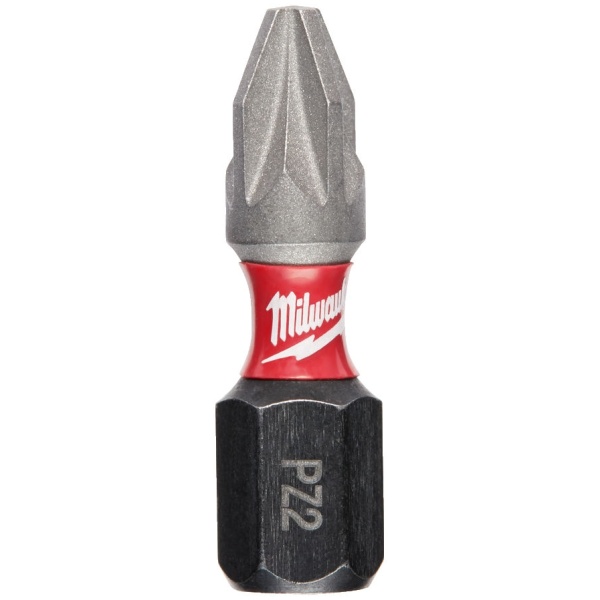 Udarni bitovi Milwaukee PZ SHOCKWAVE ojačani 1/4" PZ2 x 25mm / 2 kom | 4932430863