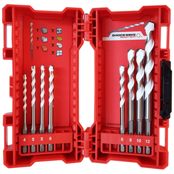 Milwaukee Burgije multi 4-12mm Hex set 8/1 | 4932471112