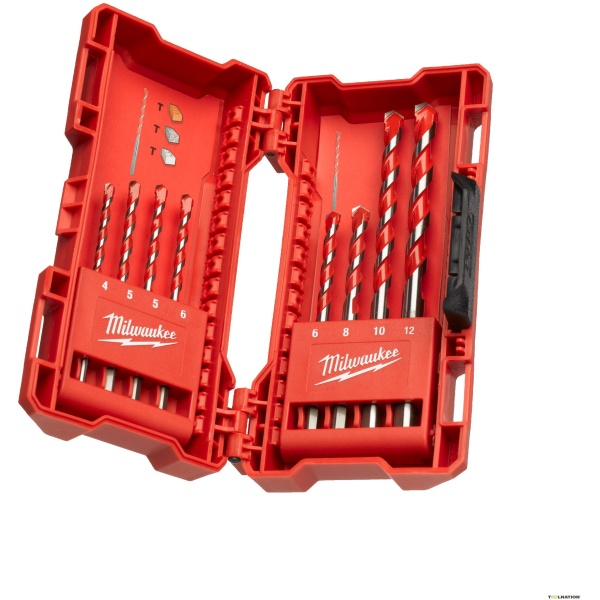 Vidija burgije za beton Milwaukee 4-12mm / set 8 komada | 4932471192 - Image 3