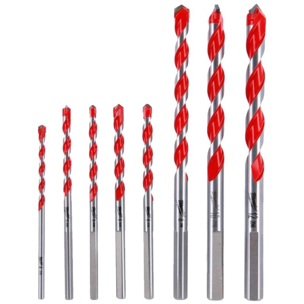 Vidija burgije za beton Milwaukee 4-12mm / set 8 komada | 4932471192 - Image 2