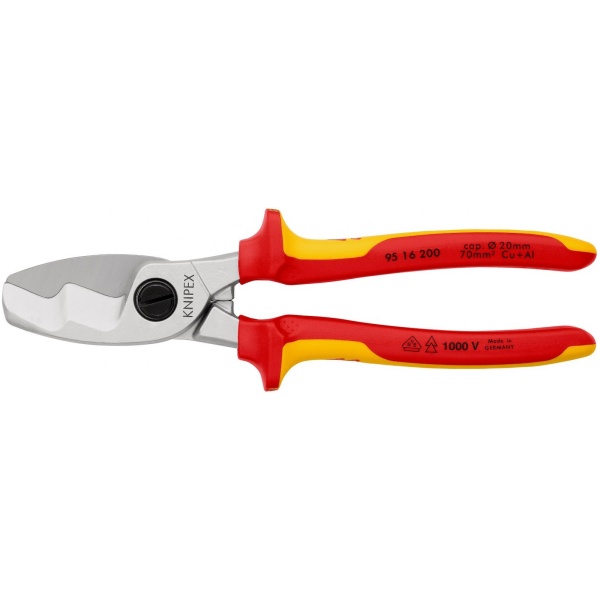 Makaze za kablove Knipex izolovane 1000V 200mm | 95 16 200