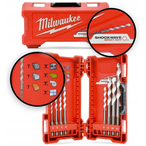 Milwaukee Burgije multi 4-12mm Hex set 8/1 | 4932471112 - Image 2