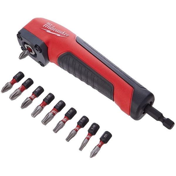 Milwaukee Ugaoni adapter SHOCKWAVE SET | 4932471274