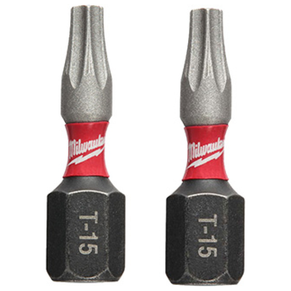 Udarni bitsevi Milwaukee TX SHOCKWAVE ojačani TX15 x 25mm 1/4" / 2 kom | 4932430872