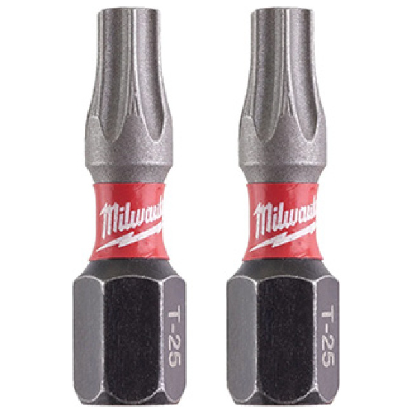 Udarni bitsevi Milwaukee TX SHOCKWAVE ojačani T25 x 25mm 1/4" / 2 kom | 4932430879 - Image 2