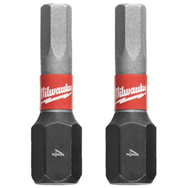 Udarni bitsevi Milwaukee HEX SHOCKWAVE ojačani HEX 4 x 25mm 1/4" / 2 kom | 4932430895 - Image 2