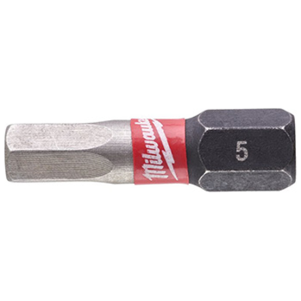 Udarni bitsevi Milwaukee HEX SHOCKWAVE ojačani HEX 5 x 25mm 1/4" / 2 kom | 4932430896 - Image 3