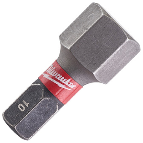 Udarni bitsevi Milwaukee HEX SHOCKWAVE ojačani HEX 10 x 25mm 1/4" / 2 kom | 4932430899 - Image 3