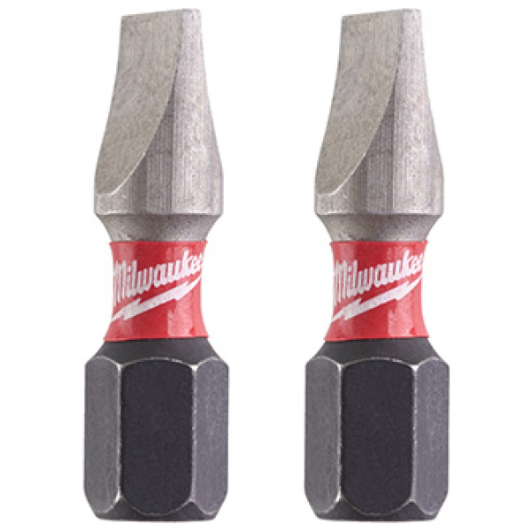 Udarni bitsevi Milwaukee SL SHOCKWAVE ojačani  SL1.2 x 6.5 x 25mm 1/4" / 2 kom | 4932430903 - Image 2