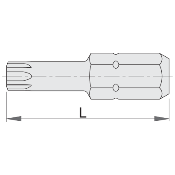 6472TINC6,3 Nastavak torx (TX), 3 kom./pakovanje | 604701