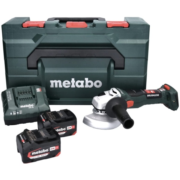 Metabo W 18 LT BL 11-125 Akumulatorska ugaona brusilica 125mm 2x4,0 Ah l 613052510 - Image 3