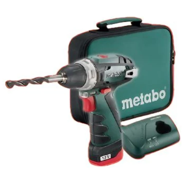 PowerMaxx BS Akumulatorska bušilica - odvrtač Metabo 12V 1x2.0Ah i punjač l  6000795006